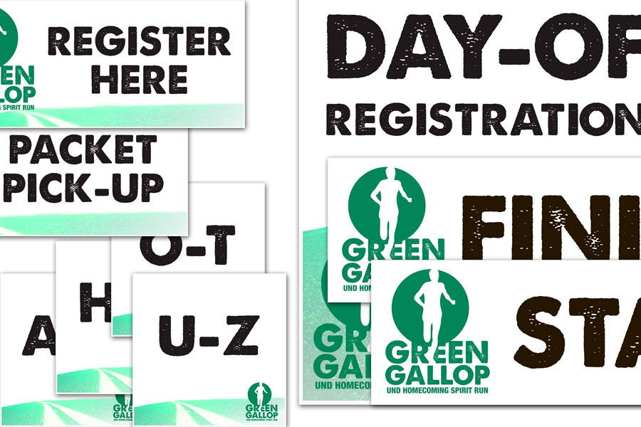 Green Gallop 2012 Banner Designs