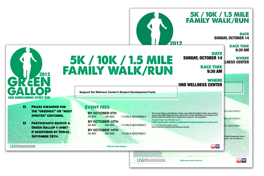 Green Gallop 2012 Flyer Design